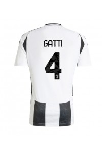 Fotbalové Dres Juventus Federico Gatti #4 Domácí Oblečení 2024-25 Krátký Rukáv